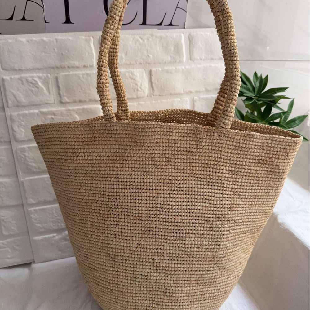 Women'S Raffia Bags - Nuova Borsa a Spalla in Rafia