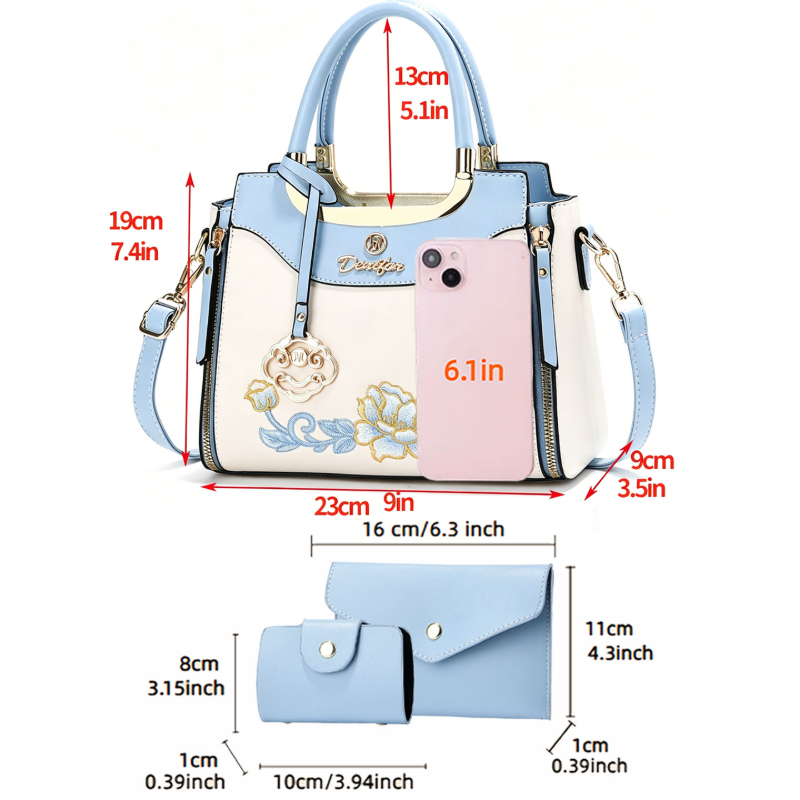 Set di 3 borse ricamate di alt - Women'S Bags Handbags recensione e prezzo